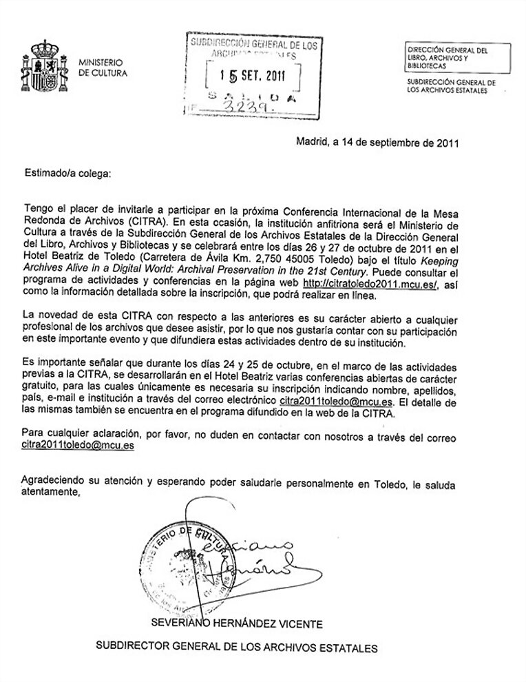 CITRA Toledo 2011