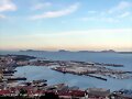 vista panoramica de Bouzas en Vigo Galicia Espa&ntilde;a