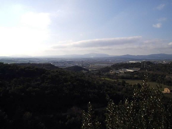 Vista desde l´ermita de Sant Cebria de Cabanyes