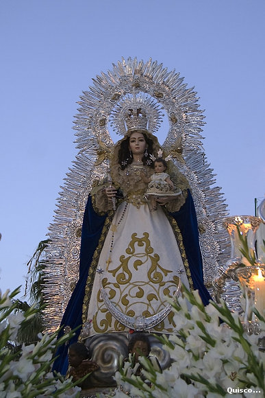 La Virgen de Montemayor por las calles de Arahal