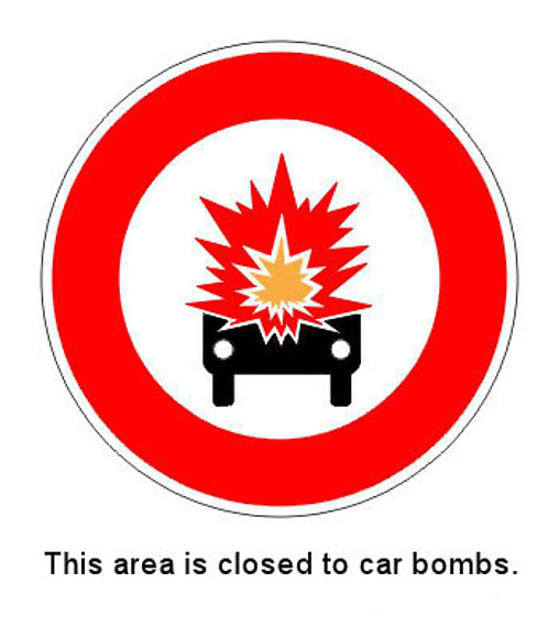 No car bombs allowed