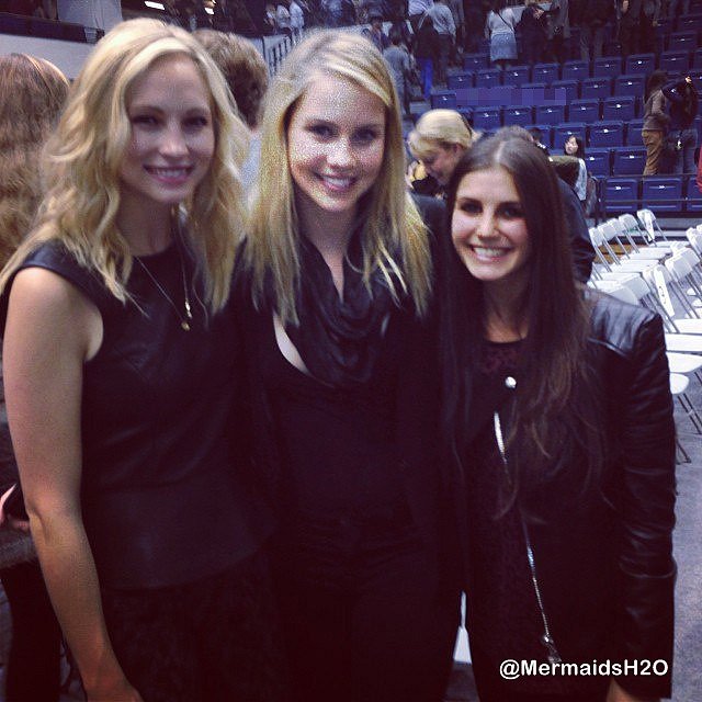 Claire Holt & Candice Accola-The Fray Concert 2013