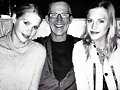 Claire Holt con su hermana Madeline Holt y padre