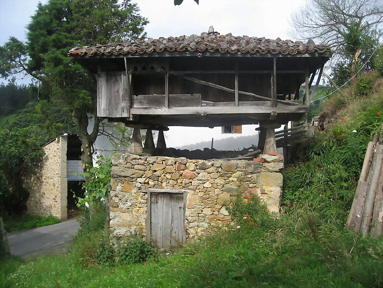 Horreo tipico de El Prado Tineo Asturias