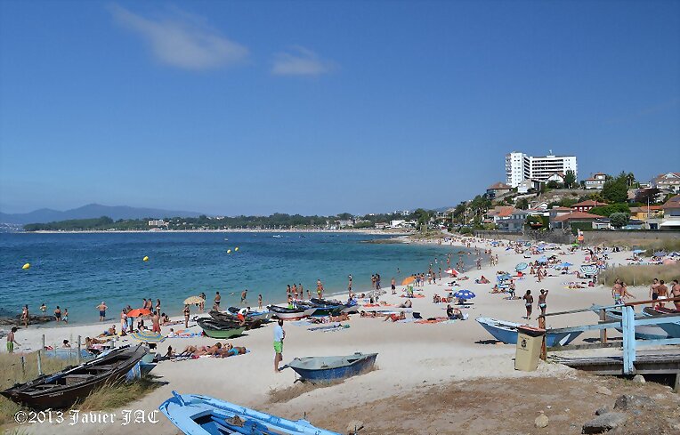 Muchas playas  están situadas en Vigo