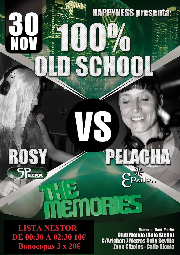 ROSY VS PELACHA THE MEMORIES 30/11/12 LISTA NESTOR
