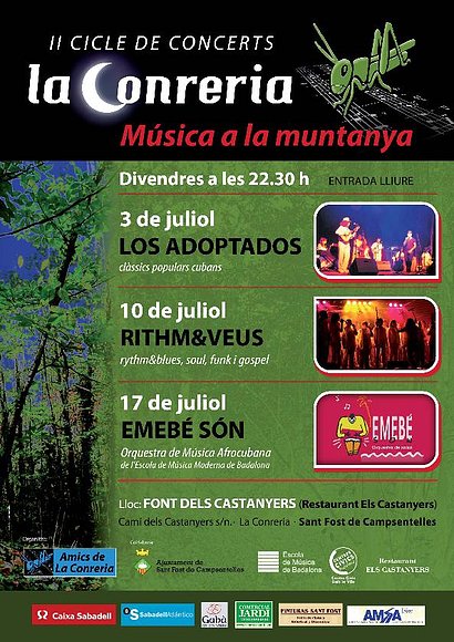 II clicle de concerts "Musica a la Muntanya"