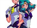 sailor uranus y sailor neptuno