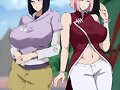 Hinanta Hyuga y Sakura Haruno (Naruto Shippuden)