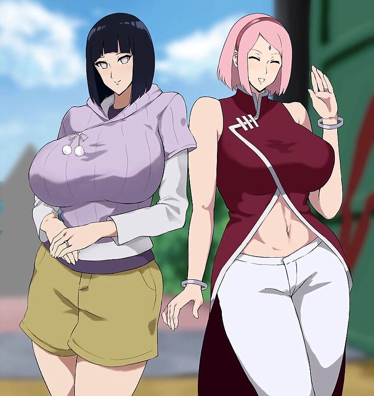 Hinanta Hyuga y Sakura Haruno (Naruto Shippuden)