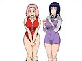 Sakura Haruno y Hinata Hyuga (Naruto Shippuden)
