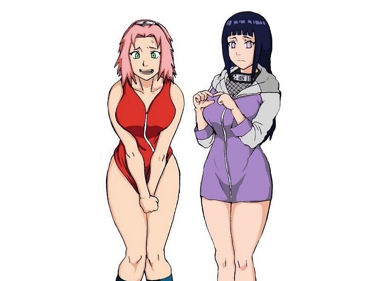 Sakura Haruno y Hinata Hyuga (Naruto Shippuden)