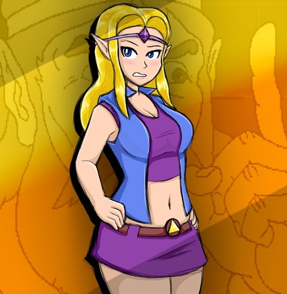 Princesa Zelda (Link The Faces of Evil)