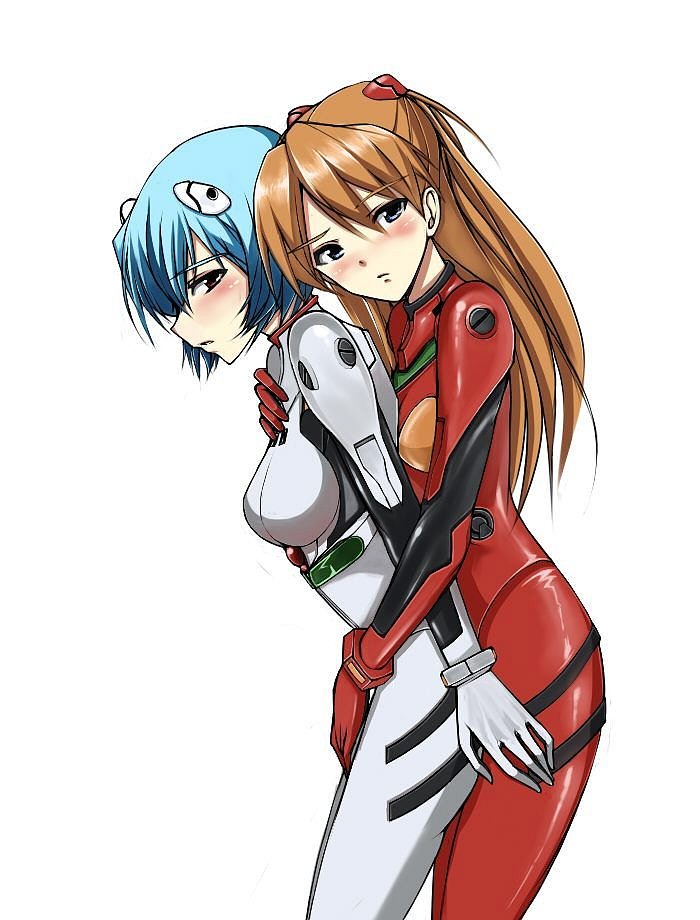 Rei Ayanami y Asuka Langley Soryu (Evangelion)