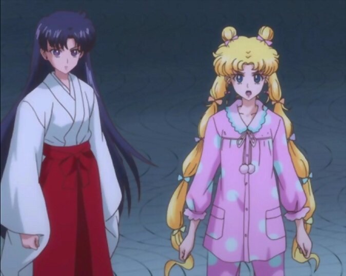 Rei Hino y Serena Tsukino (Sailor Moon)