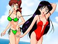 Makoto Kino y Rei Hino (Sailor Moon)