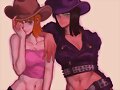 Nami y Nico Robin (One Piece)