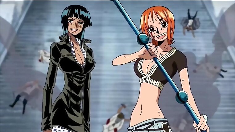 Nico Robin y Nami (One Piece)