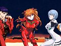 Misato, Asuka y Rei (Evangelion)