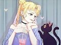 Serena Tsukino y Luna (Sailor Moon)