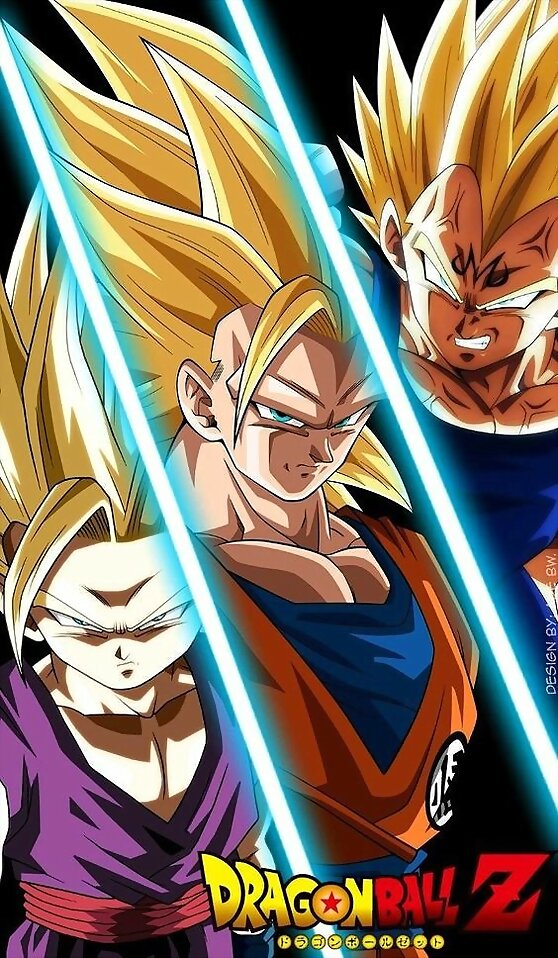 gohan, goku y vegeta