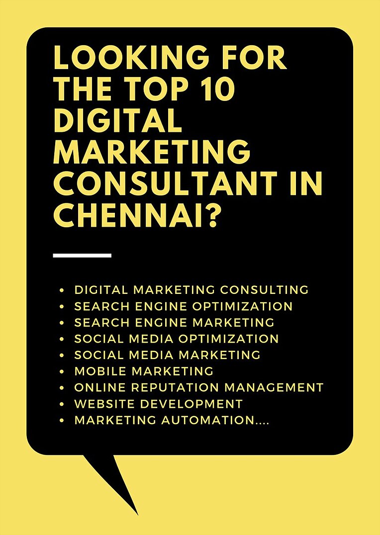 Digital Marketing Consultant in Chennai