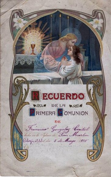 primera comunión 1910