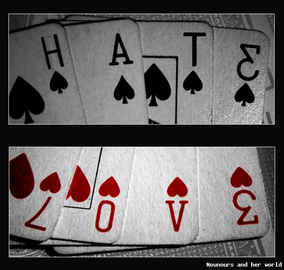 Love and hate relation