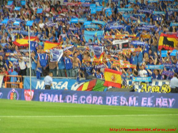 Getafe.C.F- SFC Final de copa. Comandos Azules