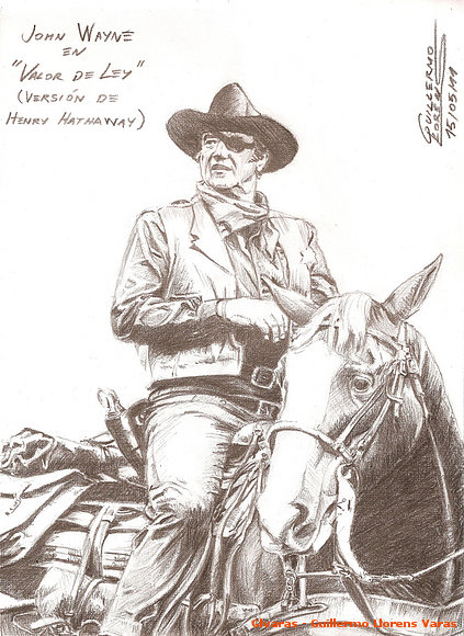 Dibujos sueltos:John Wayne