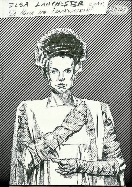 Elsa Lanchester como La Novia de Frankestein