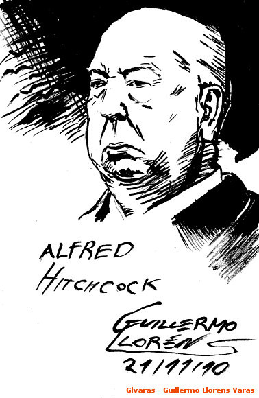 Dibujos sueltos: Alfred Hitchcock