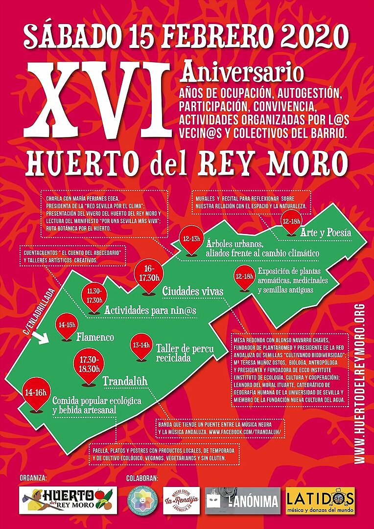 XVI Aniversario Huerto del Rey Moro