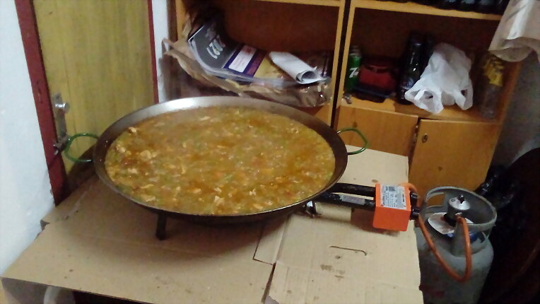 Paella en la Peña