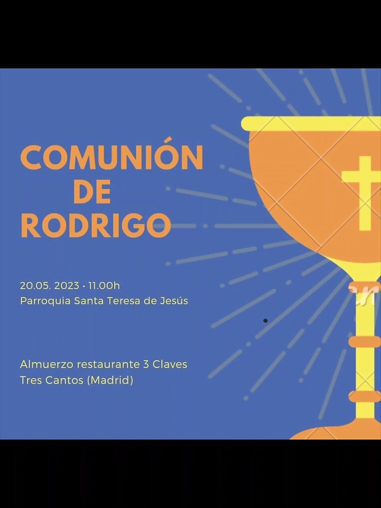 Primera Comunión de Rodrigo V