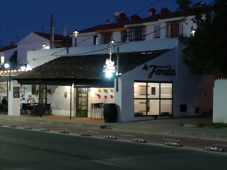 Cenando en Castilleja