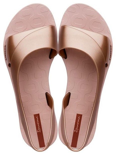Sandalias planas de 1 lado, en rosa