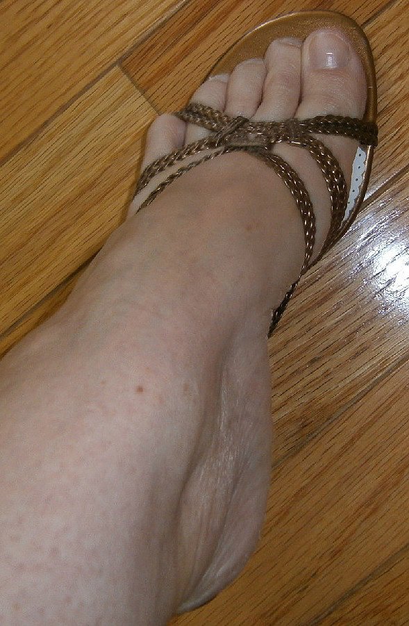 Sandalias tacón en asterisco, en marrón (vista a,)