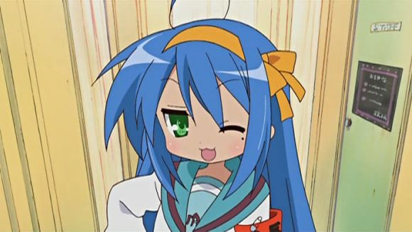 Konata disfrazada de Haruhi