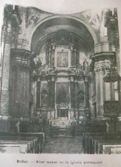 Anterior Altar de San Pedro Apóstol de Buñol
