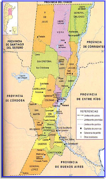 Mapa De La Provincia De Santa Fe El Fotolog De Lalostfe