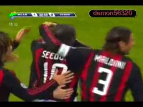 Golazo Beckham Milan 1 - Genova 1