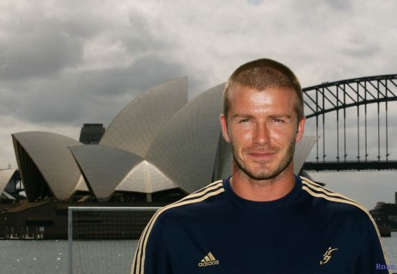 Beckham en Sidney