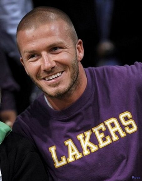 David Beckham con los Lakers