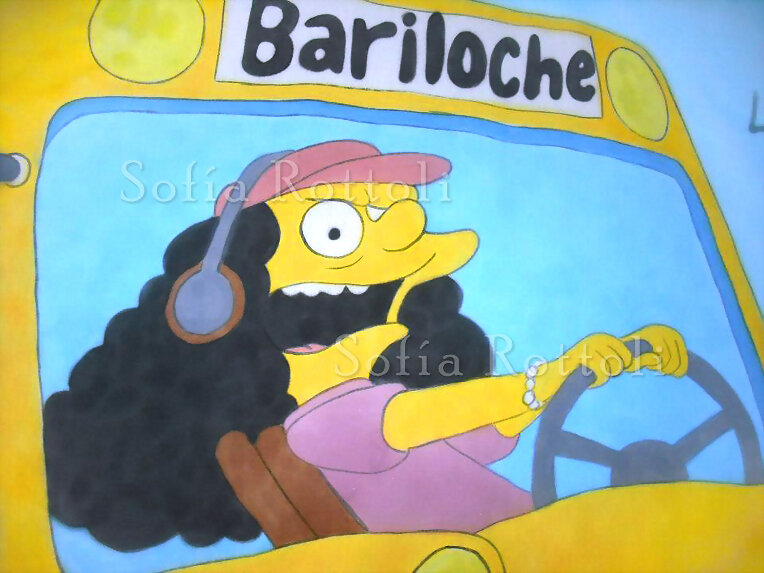 Bandera de Egresados de Otto de Los Simpsons
