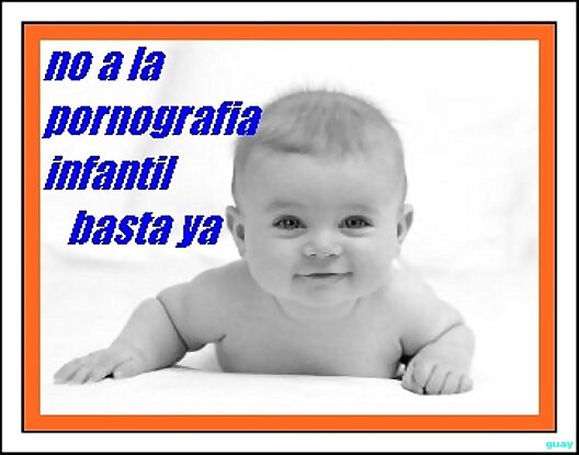 NO A LA PORNOGRAFIA INFANTIL