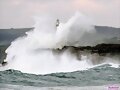 Dia de viento en la isla de Mouro