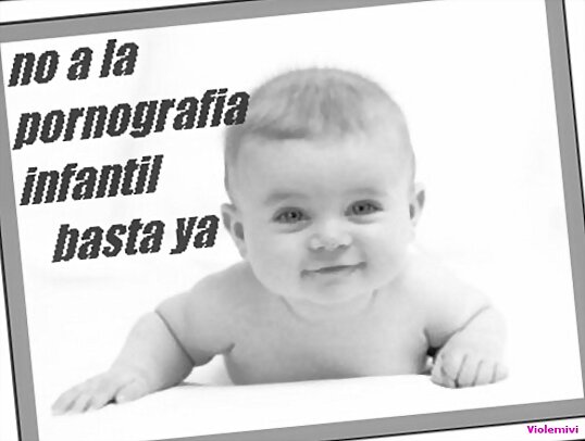 NO A LA PORNOGRAFIA INFANTIL
