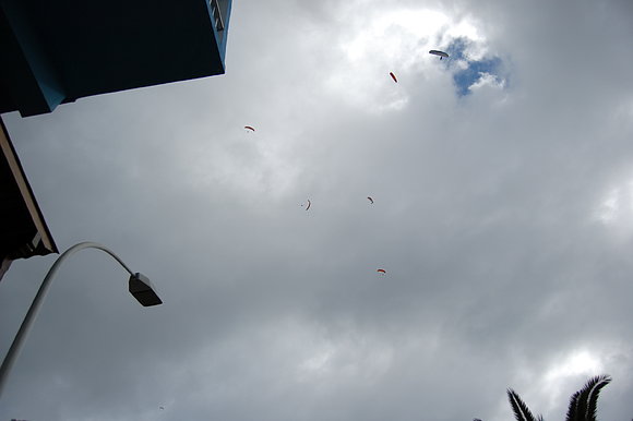 parapentes en la isla de la palma