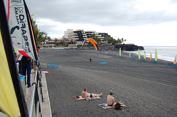 parapentes en la isla de la palma